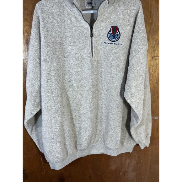 Vintage‎ 1998 Albuquerque New Mexico Balloon Fiesta Quarter Zip Jacket XL USA - Picture 3 of 9